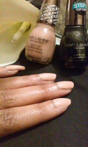 King Kylie SinfulColors SinfulShine nail polish in "Karamel." The polish can be purchased at Walmart for $2.98. -Staff Photo/Sheree Moore